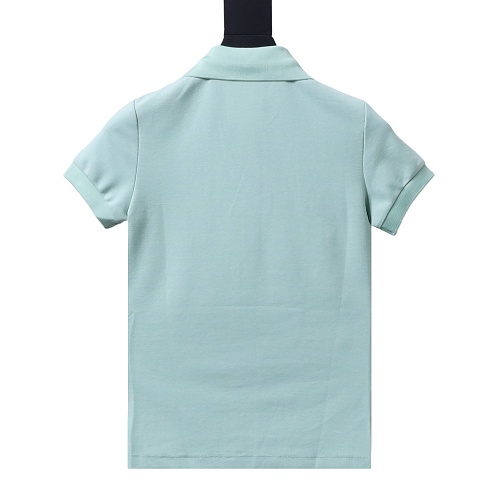 Ralph Lauren Pony Logo Embroidered Short-Sleeve Button-Down Shirt Green
