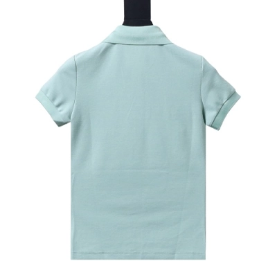 Ralph Lauren Pony Logo Embroidered Short-Sleeve Button-Down Shirt Green 02