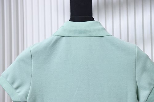 Ralph Lauren Pony Logo Embroidered Short-Sleeve Button-Down Shirt Green