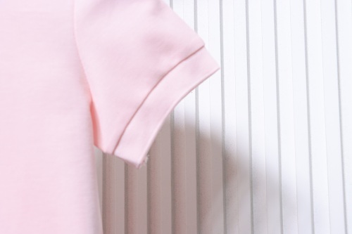 Ralph Lauren Pony Logo Embroidered Short-Sleeve Button-Down Shirt Pink
