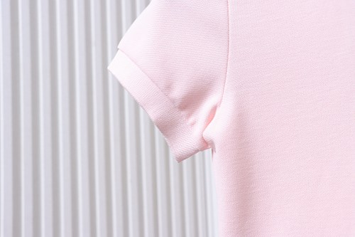 Ralph Lauren Pony Logo Embroidered Short-Sleeve Button-Down Shirt Pink