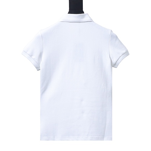 Ralph Lauren Pony Logo Embroidered Short-Sleeve Button-Down Shirt White