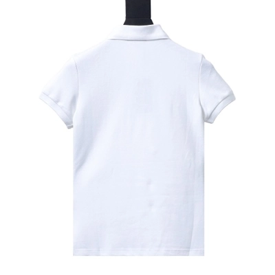 Ralph Lauren Pony Logo Embroidered Short-Sleeve Button-Down Shirt White 02