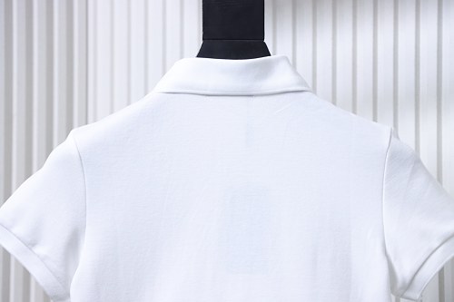 Ralph Lauren Pony Logo Embroidered Short-Sleeve Button-Down Shirt White