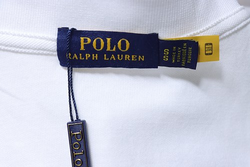 Ralph Lauren Pony Logo Embroidered Short-Sleeve Button-Down Shirt White