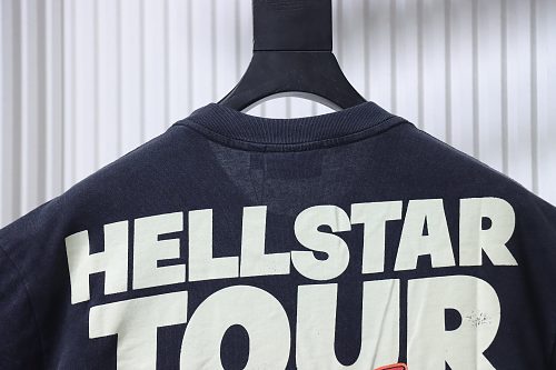 Hellstar Biker Tour T-Shirt Faded Black