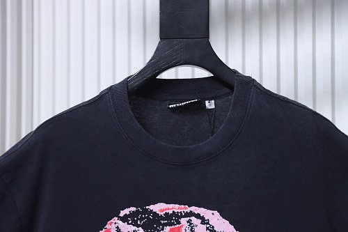 HellStar Dennis Rodman Black-Red T-shirt With Hot-fix Rhinestones