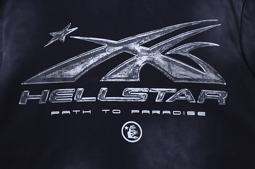 Hellstar Sport Logo Gel Black T-Shirt White