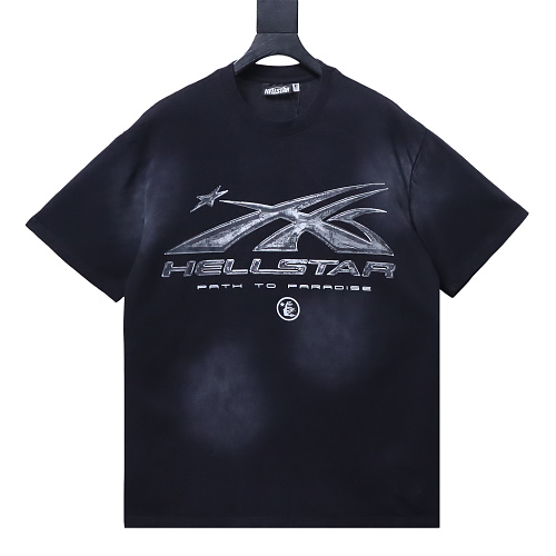 Hellstar Sport Logo Gel Black T-Shirt White