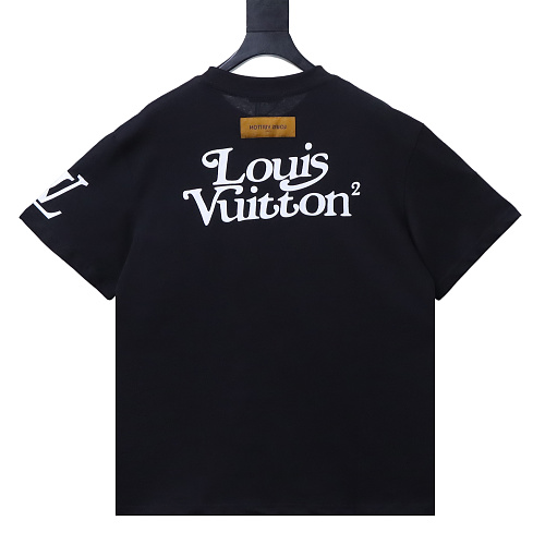 Louis Vuitton Cartoon Rabbit Print T-Shirt Black