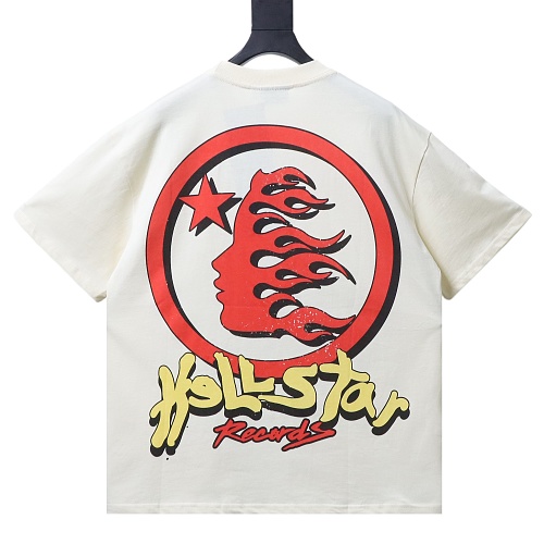 HellStar Broken Smiley Face T-Shirt Apricot