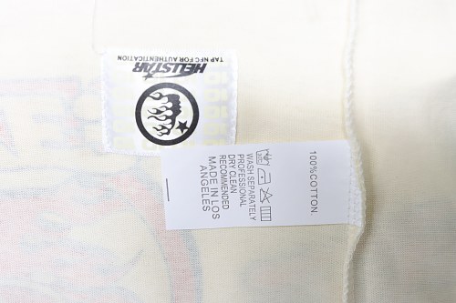 HellStar Broken Smiley Face T-Shirt Apricot