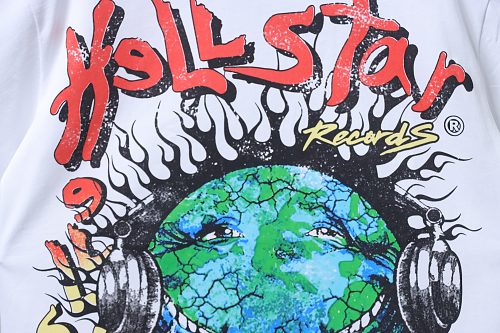 HellStar Broken Smiley Face T-Shirt White