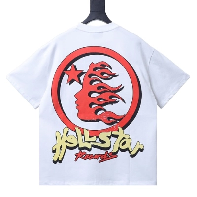 HellStar Broken Smiley Face T-Shirt White 02