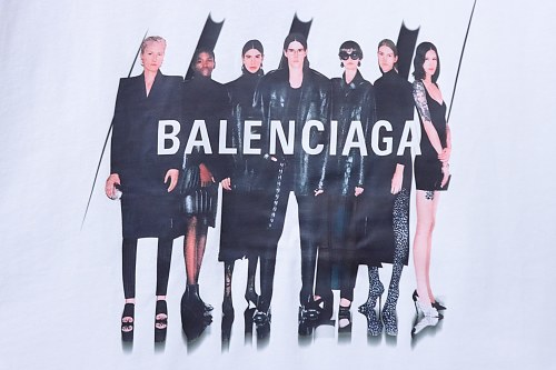Balenciaga All-Star Portrait Print T-Shirt White
