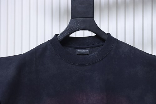 Balenciaga City Nightscape Print Short Sleeve Vest Black
