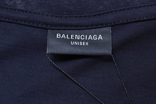 Balenciaga City Nightscape Print Short Sleeve Vest Black