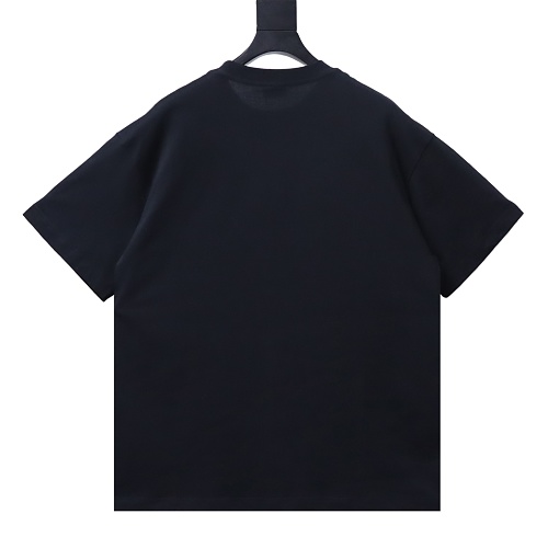 Balenciaga Inverted Letter Print T-Shirt Black