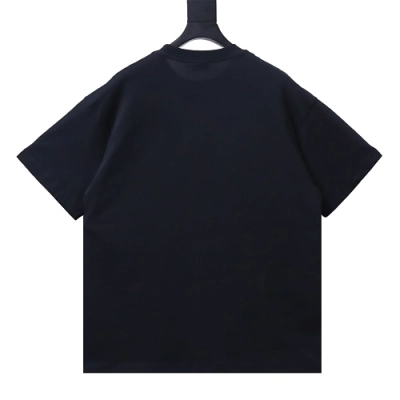 Balenciaga Inverted Letter Print T-Shirt Black 02