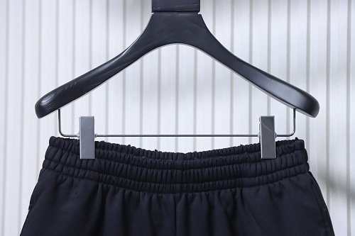 Balenciaga Spray-Paint Letter Drawstring Shorts