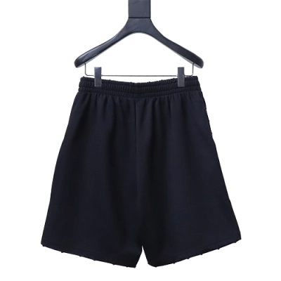Balenciaga Spray-Paint Letter Drawstring Shorts 02