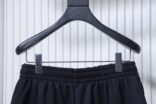 Balenciaga Spray-Paint Letter Drawstring Shorts
