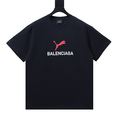 Balenciaga x Puma Printed T-Shirt Black