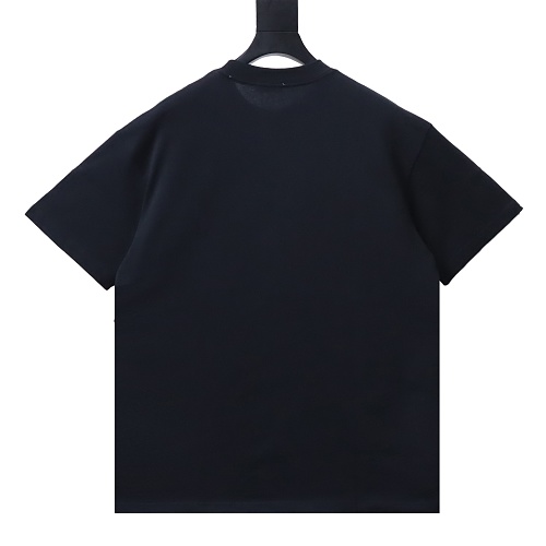 Chrome Hearts Color-block Gothic Script & Cross Print T-Shirt Black