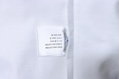 Chrome Hearts Color-block Gothic Script & Cross Print T-Shirt White