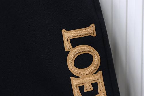 Loewe Appliqué Letter Shorts Black