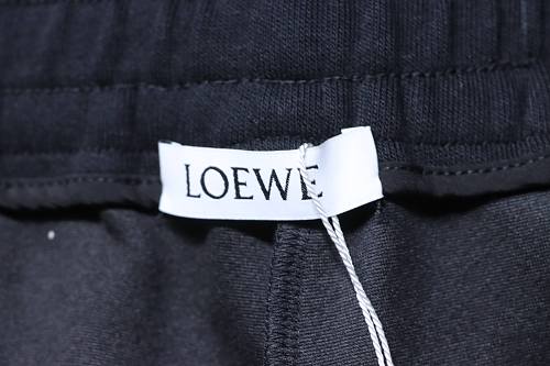 Loewe Appliqué Letter Shorts Black