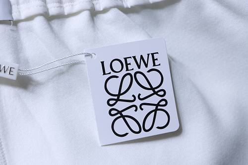 Loewe Appliqué Letter Shorts White