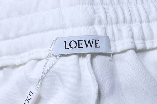 Loewe Appliqué Letter Shorts White