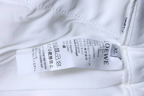 Loewe Appliqué Letter Shorts White
