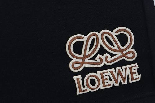 Loewe Letter Logo Print Shorts Black