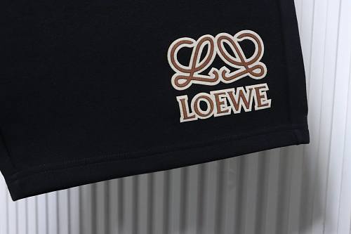 Loewe Letter Logo Print Shorts Black