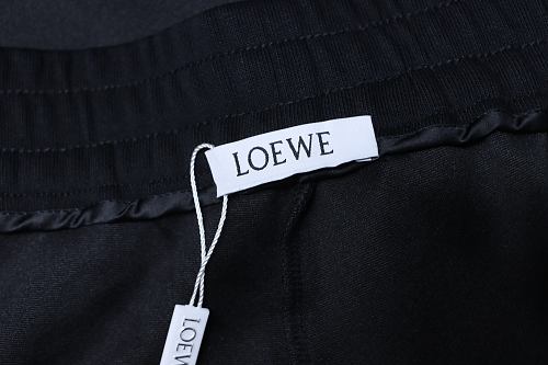 Loewe Letter Logo Print Shorts Black
