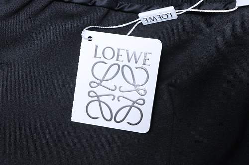 Loewe Letter Logo Print Shorts Black