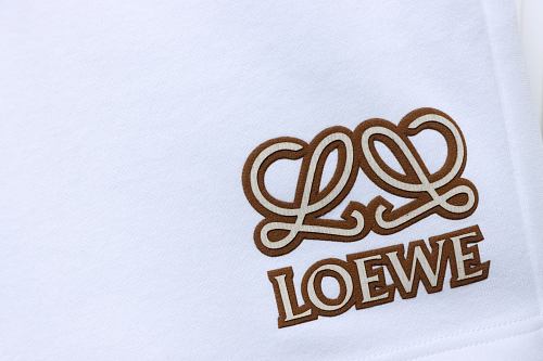 Loewe Letter Logo Print Shorts White