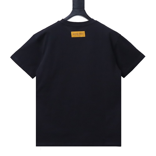 Louis Vuitton Gradient Embroidered T-Shirt Black