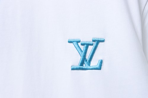 Louis Vuitton Gradient Embroidered T-Shirt White