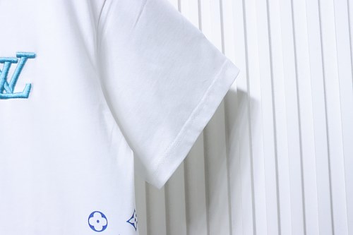 Louis Vuitton Gradient Embroidered T-Shirt White