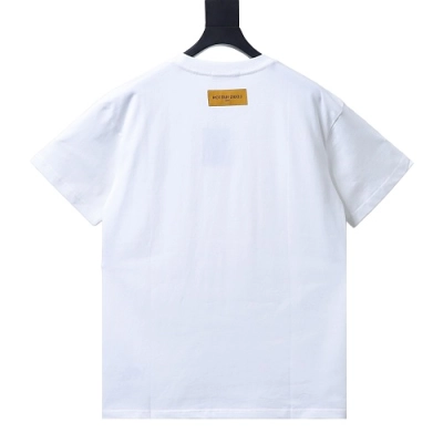 Louis Vuitton Gradient Embroidered T-Shirt White 02