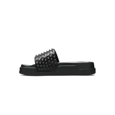Christian Louboutin Pool Fun Slide 'Black' 01