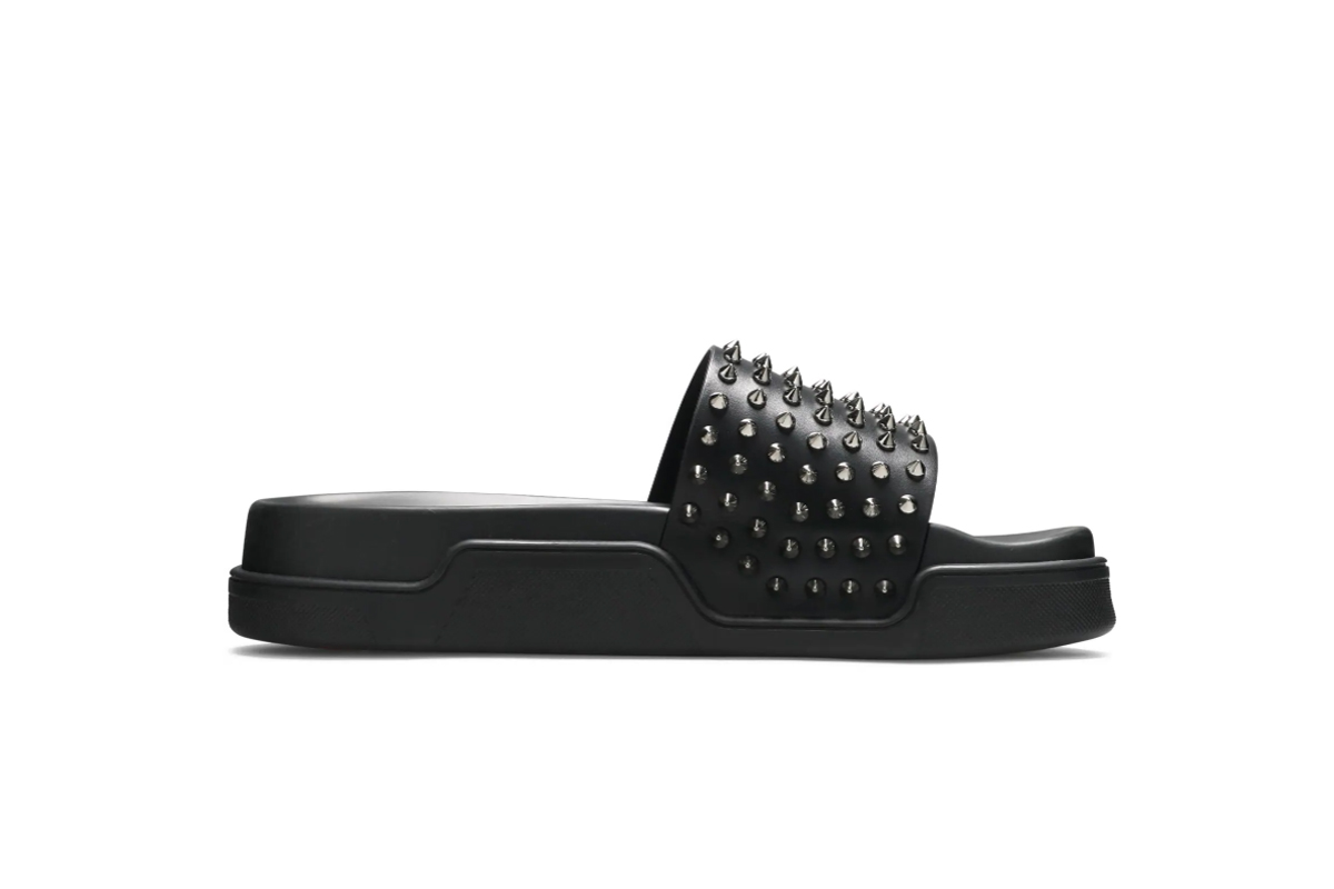 Christian Louboutin Pool Fun Slide 'Black'