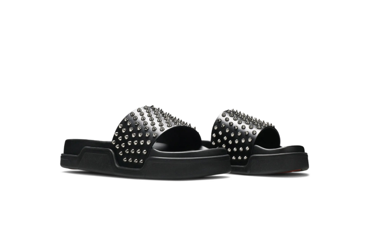 Christian Louboutin Pool Fun Slide 'Black'