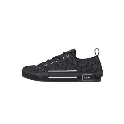 Dior B23 Low Top Black Oblique Jacquard 3SN249ZSA_H969 01