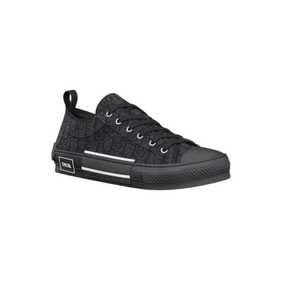 Dior B23 Low Top Black Oblique Jacquard 3SN249ZSA_H969 02