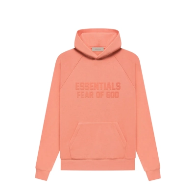 Fear of God Essentials Tracksuit Coral 01