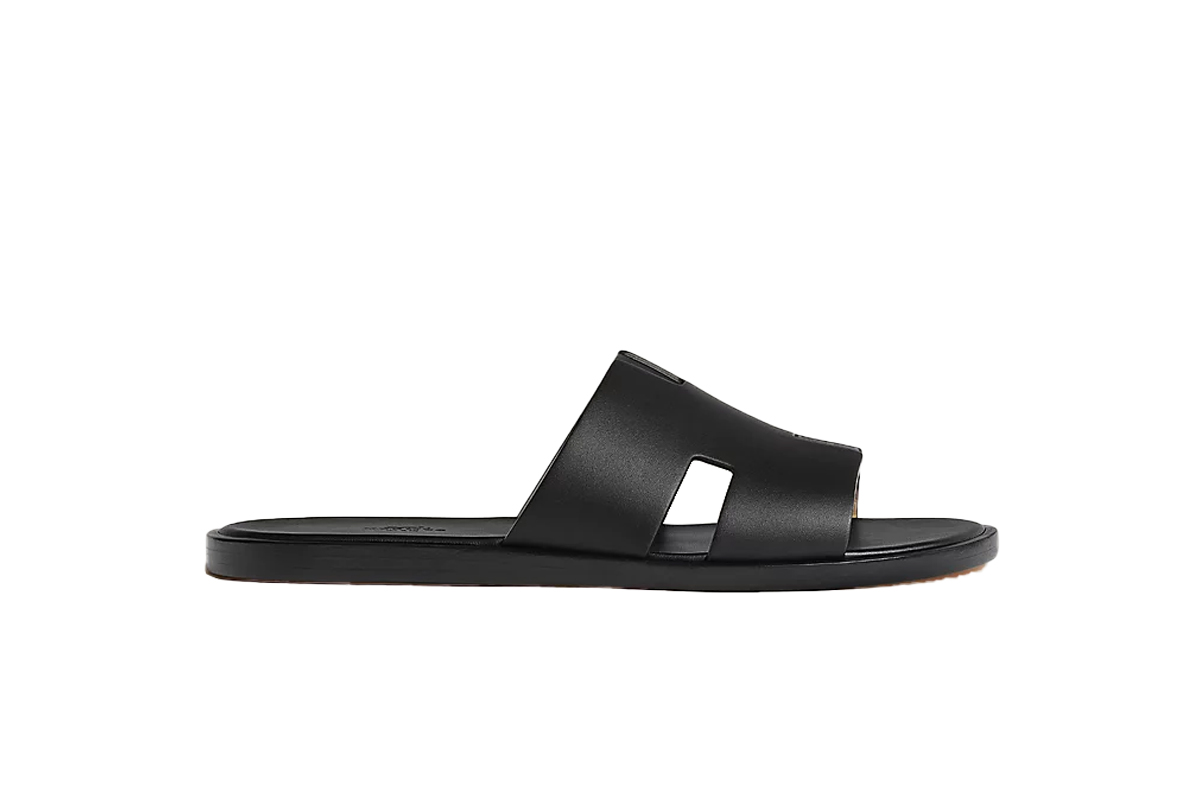 Hermes Haven H Style Sandals On Black